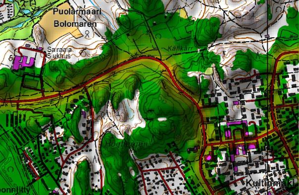 Liikennemelu-vinovalovarjo - Blend It!