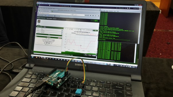 istSOS - arduino sensor feed to istSOS